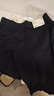 優(yōu)衣庫男裝女裝水洗針織松緊短褲/休閑中褲/起居褲/可外穿474129 474129/09黑色 M 曬單實(shí)拍圖