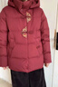雪中飛羽絨服新年紅冬女士中老年媽媽裝抗寒保暖輕盈溫暖簡(jiǎn)約防寒服外套 曬單實(shí)拍圖