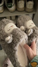 名創(chuàng  )優(yōu)品（MINISO）羊咩咩棉拖鞋女冬季包跟家居室內厚底月子毛毛拖鞋深灰44-45 曬單實(shí)拍圖