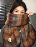 妙奕嘉圍巾女生2025秋冬新款圍脖送閨蜜生日禮物保暖格紋高顏值披肩送禮 漸變包邊圍巾【彩虹色】 曬單實(shí)拍圖