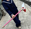 酷維漫百變小櫻cosplay鳥(niǎo)頭杖大號魔法棒高顏值出片發(fā)光道具可愛(ài)少女心 85cm鳥(niǎo)頭法杖-PU材質(zhì)常規款 曬單實(shí)拍圖