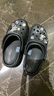 卡駱馳（CROCS）經(jīng)典云朵老爹鞋洞洞鞋時(shí)尚百搭女鞋拖鞋一腳蹬|206750 黑色-001(含智必星) 35 (220mm) 曬單實(shí)拍圖