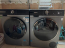 博世（BOSCH）6系活氧10KG洗烘套裝滾筒洗衣機烘干機 智能投放 云朵白衣物護理中心254D80W+254DS0W 曬單實(shí)拍圖
