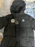 Converse匡威兒童羽絨服男女童冬季新款長(cháng)款過(guò)膝中大童裝極寒泡芙保暖外套 正黑色 90絨 清潔度1000+ 160 /76 充絨量約232g 【建議身高152-158cm】 曬單實(shí)拍圖