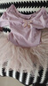 舞東方（E．Dance）兒童舞蹈服長(cháng)袖秋冬季芭蕾舞裙幼兒考級練功服女童中國跳舞裙服裝 香芋紫【長(cháng)袖】 120  (高110-120cm 重33-38斤) 曬單實(shí)拍圖