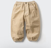 優(yōu)衣庫嬰幼兒寶寶燈芯絨長(cháng)褲/寬松休閑褲褲子25秋冬新款478838 31 米色 90 曬單實(shí)拍圖