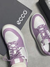 愛(ài)步（ECCO）板鞋女 倪妮同款增高厚底輕盈透氣百搭拼色休閑鞋 街頭ACE856823 薰衣草紫/灰白色85682361091 39 曬單實(shí)拍圖