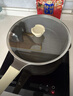 紅廚有鈦炒鍋不粘鍋平底煎炒鍋陶瓷家用煎牛排炒菜鍋電磁爐燃氣灶28cm 曬單實(shí)拍圖