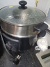 美的（Midea）電蒸鍋 燉蒸煮一體多功能鍋電煮鍋分體式電鍋 電火鍋電熱鍋3層大容量加厚不銹鋼蒸籠 上蒸下煮 10L 【30s出蒸汽】ZG26EASY401 曬單實(shí)拍圖