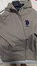 U.S. POLO ASSN.保羅衛衣男秋冬開(kāi)衫連帽外套情侶款保暖長(cháng)袖T恤上衣 卡其 3XL 185（160-175斤左右） 曬單實(shí)拍圖