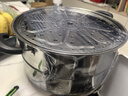 【大牌同款】不銹鋼加厚蒸鍋多層家用蒸鍋電磁爐燃氣灶爐具通用 【36cm】加厚雙層蒸鍋（6-7人用) 曬單實(shí)拍圖