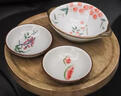 舍里復古中式陶瓷小碟子蘸料碟家用干碟泡菜碟醬料碟醬油碟點(diǎn)心小菜碟 3.75英寸味碟四個(gè)裝 可進(jìn)四機 曬單實(shí)拍圖