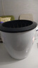 懶人花盆加厚水培自動(dòng)吸水控根透氣防爛根大號家用綠蘿多肉塑料盆 M11#黑白懶人盆口22cm 曬單實(shí)拍圖