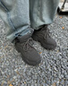 航天馬丁靴男鞋春夏新款中筒保暖大黃靴厚底防滑工裝靴子男 暮云灰 42 曬單實(shí)拍圖