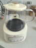 小熊（Bear）全玻璃壺體養生壺恒溫壺 辦公室多功能煮茶壺花茶壺 0金屬養生杯 24h預約24h保溫 1.5L YSH-H15L2 曬單實(shí)拍圖