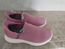 足力健正品老人鞋女新年新款媽媽鞋網(wǎng)面透氣休閑鞋一腳蹬防滑布鞋 曬單實(shí)拍圖