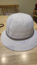 啄木鳥(niǎo)（TUCANO）防曬帽子女款2025新款春夏漁夫帽可折疊時(shí)尚顯年輕遮陽(yáng)帽編織草帽 米色 M(56-58cm) 曬單實(shí)拍圖