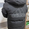 adidas 拒水防潑防風(fēng)保暖鴨絨羽絨服面包服男女同款阿迪達斯官方   黑色   2XL 曬單實(shí)拍圖