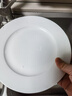 玉蝶景德鎮陶瓷純白色盤(pán)子西餐盤(pán)平盤(pán)碟圓盤(pán)菜盤(pán)骨瓷吐骨碟點(diǎn)心盤(pán)家用 9英寸白色平盤(pán)4個(gè)裝 曬單實(shí)拍圖