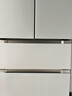 美的（Midea）508升法式多門(mén)四開(kāi)門(mén)一級能效雙系統雙循環(huán)除菌凈味國家補貼20%家用冰箱大容量BCD-508WTPZM(E)白 曬單實(shí)拍圖