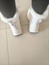 駱駝（CAMEL）熔巖雪地靴女懶人毛毛鞋冬季增高防寒休閑靴 L25W577050 米色 40 曬單實(shí)拍圖