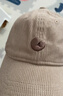 迷你巴拉（minibala）春季新款男童女童復古燈芯絨棒球帽寶寶帽子復古時(shí)尚2025新品 曬單實(shí)拍圖
