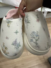 嫚熙（EMXEE）月子鞋軟底孕婦鞋產(chǎn)婦產(chǎn)后包跟防滑透氣鞋 綺幻花信 36-37 曬單實(shí)拍圖