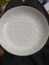千夜新款碗盤(pán)餐具家用陶瓷碗盤(pán)子面碗湯碗魚(yú)盤(pán)家用碗碟【出口品質(zhì)】 8英寸【圓盤(pán)】1個(gè) 曬單實(shí)拍圖