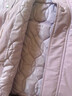 G.duck兒童羽絨服沖鋒.衣三合一冬季女童可拆卸羽絨內膽加厚防風(fēng)棉襖潮 粉色（外套+羽絨內膽） 130 cm 充絨量148.2g 曬單實(shí)拍圖
