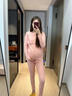 邦帛世孕婦秋衣秋褲套裝哺乳睡衣秋冬季產(chǎn)后保暖衣月子服懷孕期打底衣 孕婦保暖衣套裝-粉色 XL碼(120-140斤) 曬單實(shí)拍圖