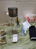 LOCKZI雙層玻璃杯茶水分離男士一鍵開(kāi)蓋便攜車(chē)載高硼硅耐高溫防摔泡茶杯 鋼蓋-鋼本灰500ml[提繩款+升級加厚] 曬單實(shí)拍圖