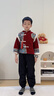 雀棲枝冬季拜年服男童加厚兒童過(guò)年服裝女童漢服女寶年服唐裝男寶喜慶服 錦歲男款 160 曬單實(shí)拍圖
