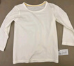 優(yōu)衣庫嬰幼兒寶寶HEATTECH棉混紡圓領(lǐng)T恤/長(cháng)袖保暖衣秋衣478444 01 乳白色 100 曬單實(shí)拍圖
