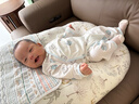 翹腳鴨嬰兒衣服夏季薄款新生兒連體衣A類(lèi)純棉滿(mǎn)月寶寶爬爬服夏天睡衣 曬單實(shí)拍圖