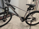 喜德盛山地自行車(chē)逐日500鋁合金車(chē)架桶軸3x8速變速27.5大輪徑油剎 藕灰粉 17英寸 曬單實(shí)拍圖