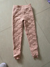 貓人兒童保暖褲女童校服神器中小學(xué)生內搭加厚棉褲打底褲秋褲 粉色170 曬單實(shí)拍圖