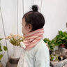 ZOZX德國圍脖兒童圍巾男孩女孩防風(fēng)保暖脖套掛耳面罩嬰兒寶寶護頸絲巾 1#粉色小熊【防風(fēng)保暖】 曬單實(shí)拍圖
