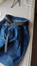皮爾卡丹（pierre cardin）牛仔褲男秋季棉彈透氣修身商務(wù)修身直筒褲長(cháng)褲子藍色31碼 曬單實(shí)拍圖