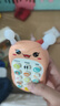 早教益智 嬰兒可咬牙膠寶寶 蜜蜂仿真款早教兒童 趣味早教 電話(huà)機寶寶故事學(xué)習機 珊瑚紅【配送3節7號電池】 曬單實(shí)拍圖