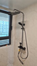 九牧（JOMOO）花灑淋浴套裝槍灰琴鍵自動(dòng)除垢精銅水路淋浴器36602-536/HBS-1 曬單實(shí)拍圖