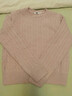 森馬（Semir）森柔毛衫|商場(chǎng)同款毛衣女圓領(lǐng)純色2024冬季絞花上衣101724107014 曬單實(shí)拍圖