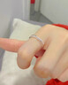 蔓笙S925純銀枝芽素圈戒指女小眾設計開(kāi)口食指戒不易過(guò)敏單身戒指環(huán) 925銀枝芽戒指 曬單實(shí)拍圖