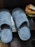 樸西秋冬季珊瑚絨男士棉拖鞋防滑軟底室內居家用保暖簡(jiǎn)約情侶棉拖女 灰色 44-45 曬單實(shí)拍圖