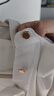 三彩【六好流光衫】2025冬季新款襯衫翻領(lǐng)寬松襯衣簡(jiǎn)約通勤疊穿Z 奶白色預售[付款15天內]發(fā) M 160/84A 曬單實(shí)拍圖