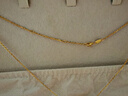 周生生黃金足金萬(wàn)字項鏈百搭素鏈女款95490N計價(jià) 45厘米3.8克 曬單實(shí)拍圖
