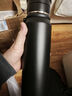 JRINKTEEA高檔大容量茶水分離保溫杯男女戶(hù)外旅游燜茶悶泡杯保暖杯車(chē)載 Q20黑色1000ml+肩背式杯套 曬單實(shí)拍圖