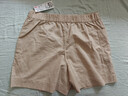 優(yōu)衣庫女裝麻混紡裙褲/休閑短褲477614 30 淺米色 M /160/66A 曬單實(shí)拍圖