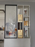 簡(jiǎn)約鋼化玻璃屏風(fēng)隔斷客廳遮擋入戶(hù)門(mén)玄關(guān)衛生間廁所半墻隔斷定制 款式2 曬單實(shí)拍圖