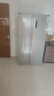 美菱（MeiLing）收納師535升對開門雙開門冰箱家用一級能效變頻超薄風(fēng)冷無霜抗菌凈味大容量BCD-535WKPCX星宇灰 曬單實(shí)拍圖