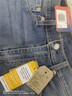 Levi's李維斯25年秋冬新款男士四季恒溫美式505標準直筒牛仔褲 淺藍 32 (32) 曬單實(shí)拍圖